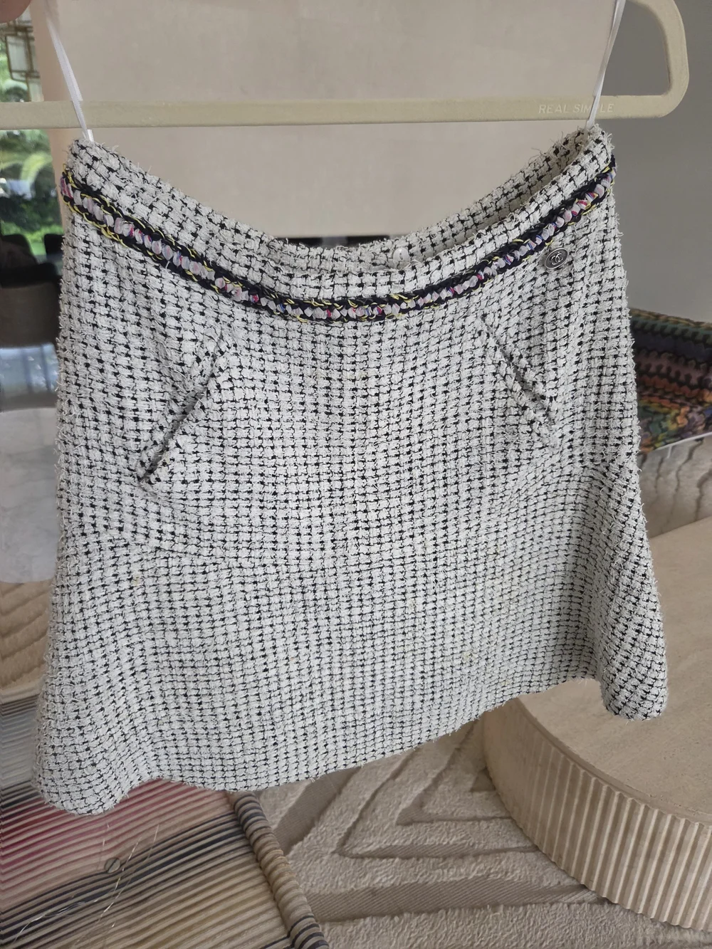 Chanel A Line Mini Skirt